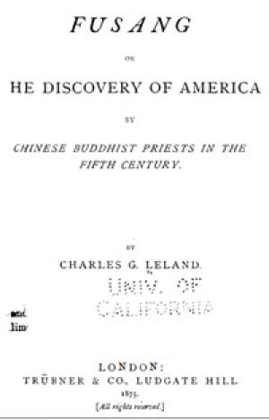 Fusang or the Discovery of America by Chinese Buddhist Priests in the Fifth Century 10047240